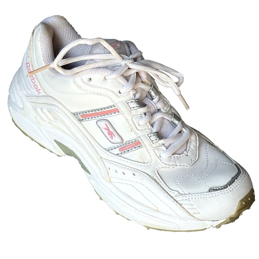 Reebok Vintage Aerobics Sneakers RB505 TYI Low Leather White 6 Womens Shoe Y2K - Picture 1 of 13